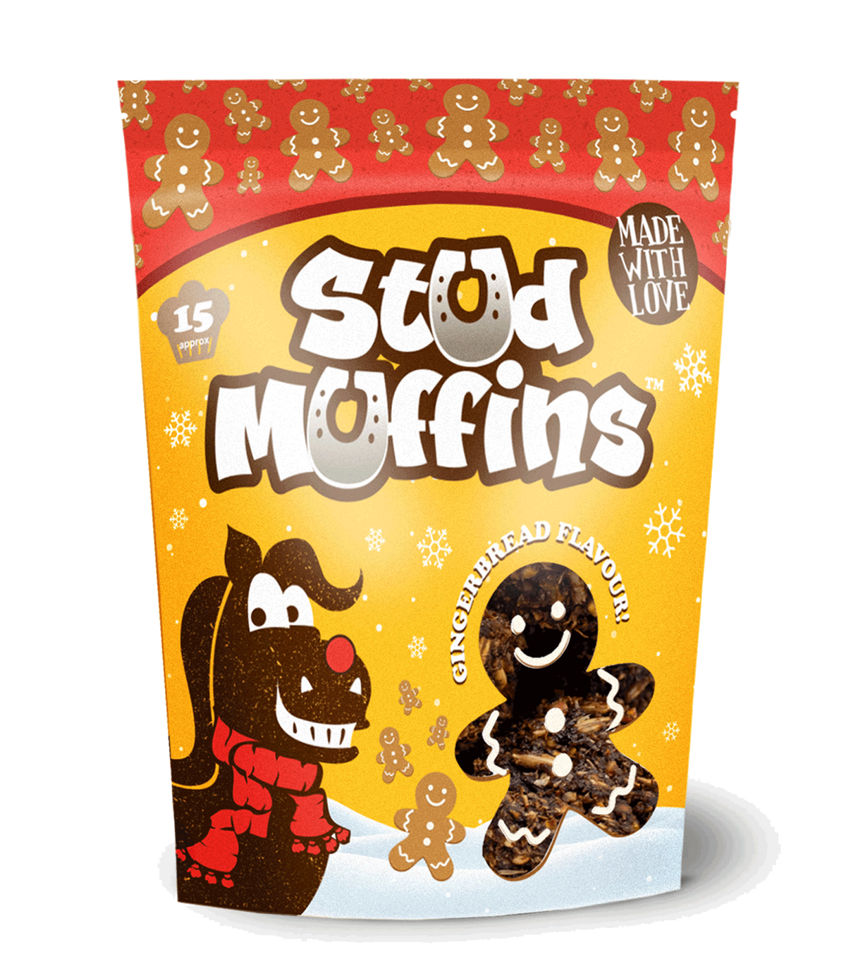 Stud muffins, juleedition 15 stk.