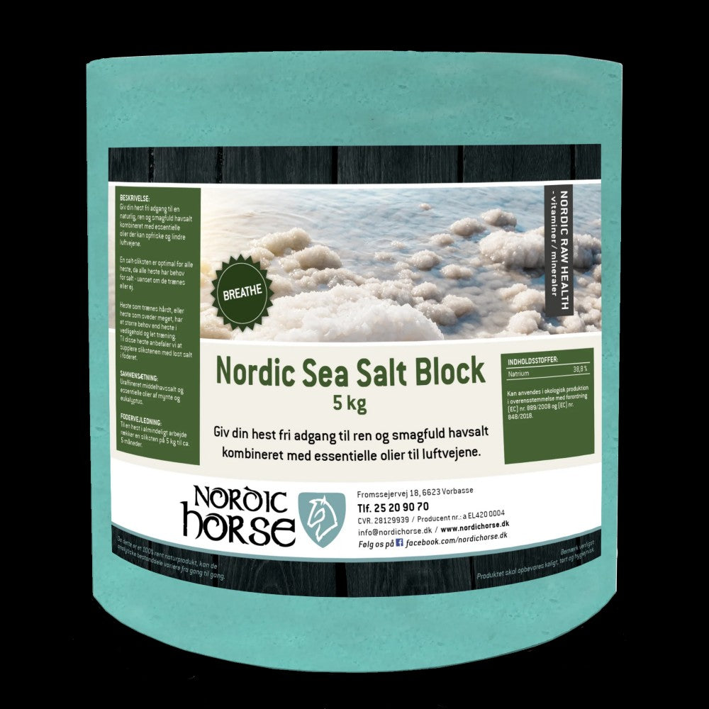 NORDIC HORSE Sea Salt Block. Grøn. Breathe