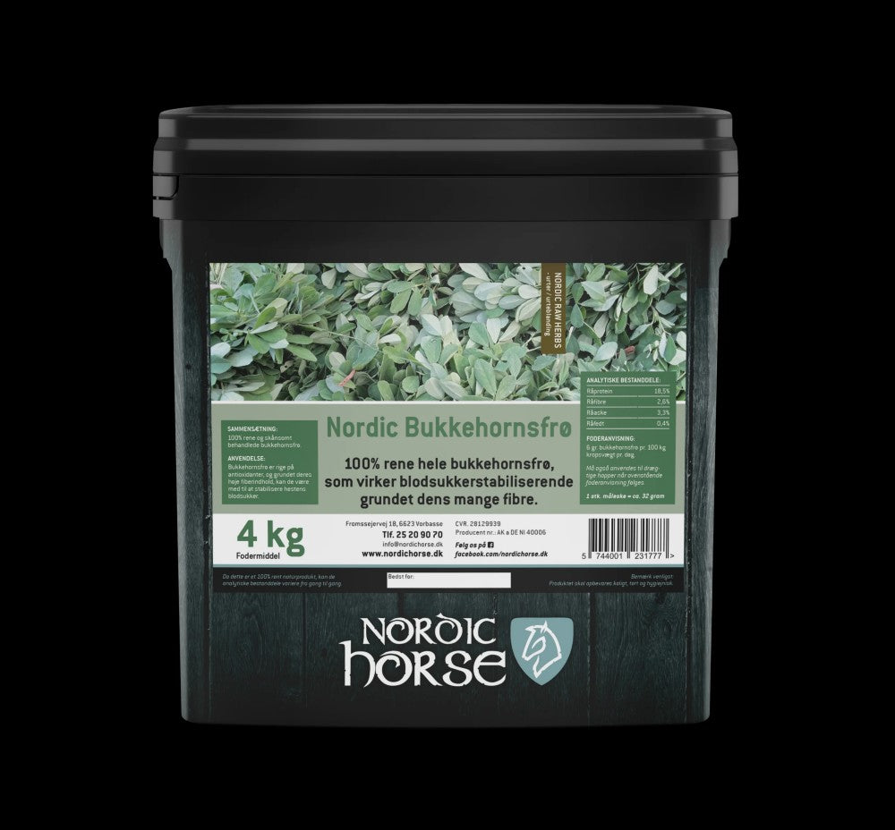 NORDIC HORSE Bukkehornsfrø. 4 kg