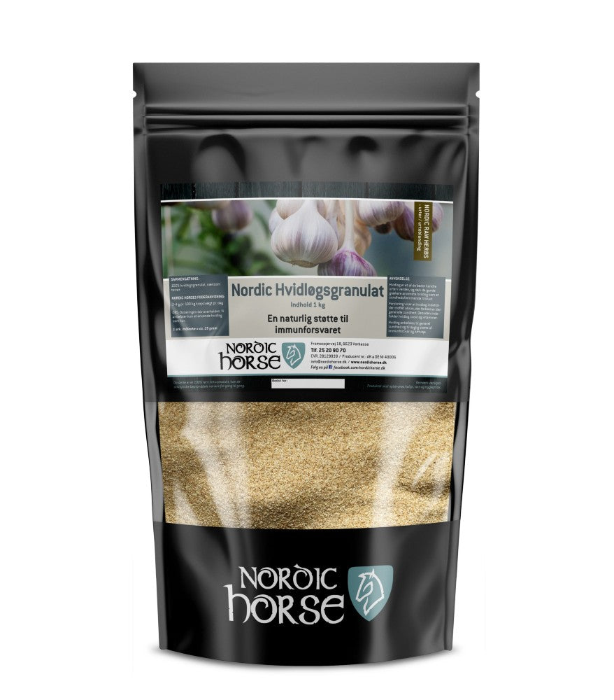 NORDIC HORSE Hvidløgsgranulat. 1kg