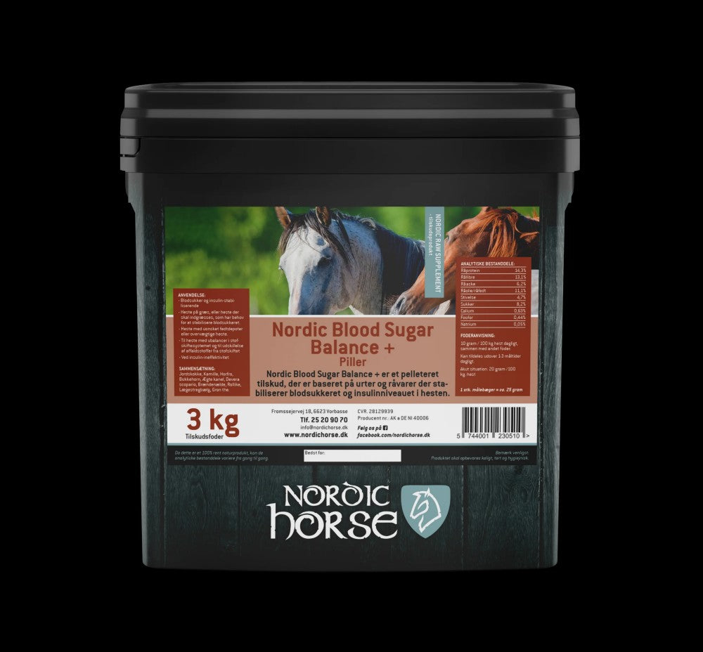 NORDIC HORSE Blood Sugar Balance+. 3kg.